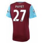 West Ham Home Soccer Jersey 2015-16 PAYET #27