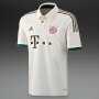 13-14 Bayern Munich Away White Jersey Shirt
