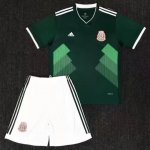 Kids Mexico Home Soccer Kit 2018 World Cup (Shirt+Shorts)