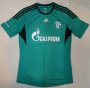 13-14 Schalke 04 Away Green Jersey Shirt