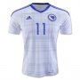 Bosnia and Herzegovina Away Soccer Jersey 2016 DZEKO #11