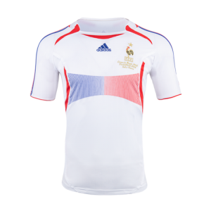 Retro 2006 France Away White Soccer Jerseys Shirt