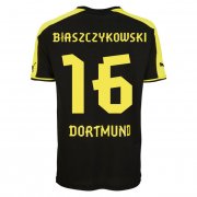 13-14 Borussia Dortmund #16 Blaszczykowski Away Black Jersey Shirt