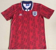 Retro England Away Red Soccer Jerseys 1994