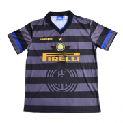Inter Milan 97/98 Europa League Away Black Retro Jerseys Shirt