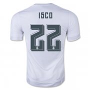 Real Madrid Home Soccer Jersey 2015-16 ISCO #22