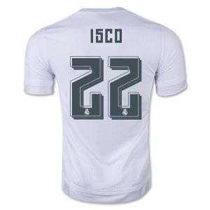 Real Madrid Home Soccer Jersey 2015-16 ISCO #22