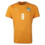 14-15 Ivory Coast Home KALOU Soccer Jersey