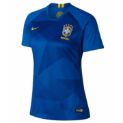 Brazil Away Soccer Jersey yellow Women 2018 World Cup