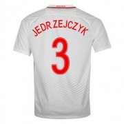 Poland Home Soccer Jersey 2016 Jedrzejczyk 3