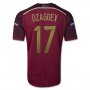 2014 Russia #17 DZAGOEV Home Red Jersey Shirt