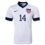 2013 USA #14 WAMBACH Home White Soccer Jersey Shirt