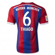 Bayern Munich 14/15 THIAGO #6 Home Soccer Jersey