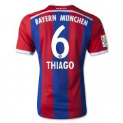 Bayern Munich 14/15 THIAGO #6 Home Soccer Jersey