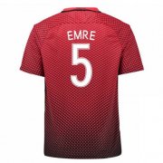 Turkey Home Soccer Jersey 2016 5 Emre