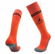 PSG Away Orange Soccer Socks 2019/20