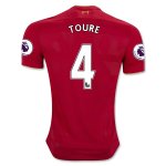 Liverpool Home Soccer Jersey 2016-17 4 TOURE