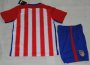 Kids Atletico Madrid Home Soccer Kit 2015-16(Shirt+Shorts)
