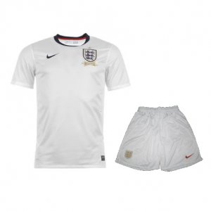 2013 England Home White Jersey Kit(Shirt+Shorts)