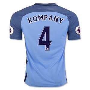 Manchester City Home Soccer Jersey 16/17 KOMPANY 4