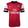 13/14 Arsenal #27 Gervinho Home Red Soccer Jersey Shirt