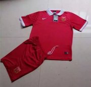 Kids China Home Soccer Kit 2015-16(Shirt+Shorts)
