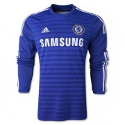 Chelsea 14/15 Long Sleeve Home Soccer Jersey