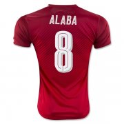 Austria Home Soccer Jersey Euro 2016 ALABA #8