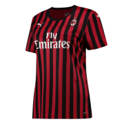 19-20 AC Milan Home Black&Red Women's Jerseys Shirt