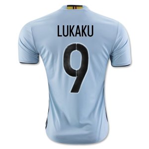 Belgium Away Soccer Jersey 2016 LUKAKU #9