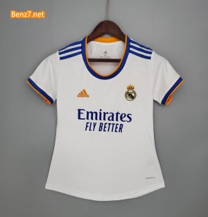 Women Real Madrid Home Soccer Jerseys 2021/22