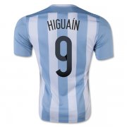 Argentina HIGUAIN #9 Home Soccer Jersey 2015/16