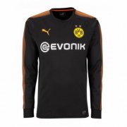 Borussia Dortmund Goalkeeper Soccer Jersey 2017/18 Black LS