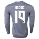 Real Madrid LS Away Soccer Jersey 2015-16 MODRIC #19