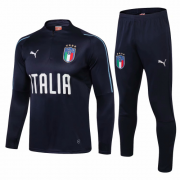 2018 Italy Training Top Black and Pants