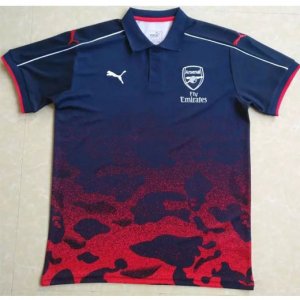 Arsenal Polo Shirt 2017/18 Navy Red