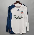 Retro Liverpool Long Sleeve Away Soccer Jersey 2006/07
