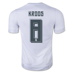 Real Madrid Home Soccer Jersey 2015-16 KROOS #8