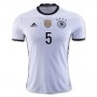 Germany Home Soccer Jersey 2016 HUMMELS #5