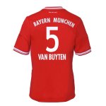 13-14 Bayern Munich #5 Van Buyten Home Soccer Jersey Shirt