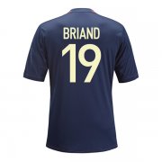 13-14 Olympique Lyonnais #19 Briand Away Black Jersey Shirt