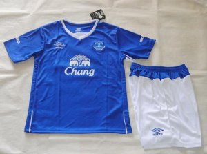 Kids Everton Home Soccer Kit 2015-16(Shirt+Shorts)