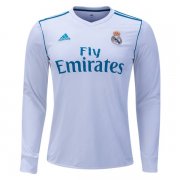 Real Madrid Home Soccer Jersey 2017/18 LS