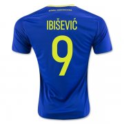 Bosnia and Herzegovina Home Soccer Jersey 2016 IBISEVIC #9