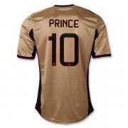 13-14 AC Milan #10 PRINCE Away Golden Jersey Shirt