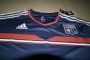 13-14 Olympique Lyonnais Away Navy Jersey Shirt