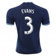 Seattle Sounders Third Soccer Jersey 2016-17 EVANS 3