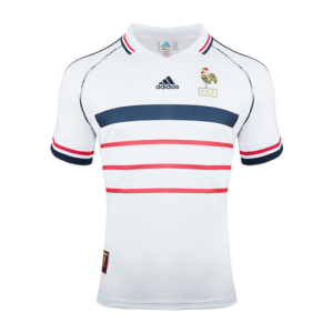 France 1998 Retro Away White Soccer Jersey Shirt