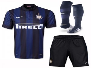 13-14 Inter Milan Home Soccer Whole Kit(Shirt+Short+Socks)