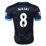 Manchester City Away Soccer Jersey 2015-16 NASRI #8